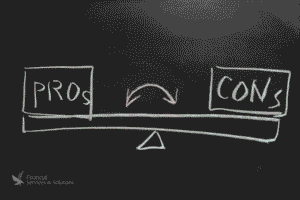 debt-settlement-pros-and-cons-weighing-financial-options-decision-making-balance-scale